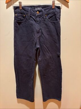 J. Crew Dark Navy denim wide  Leg Pants